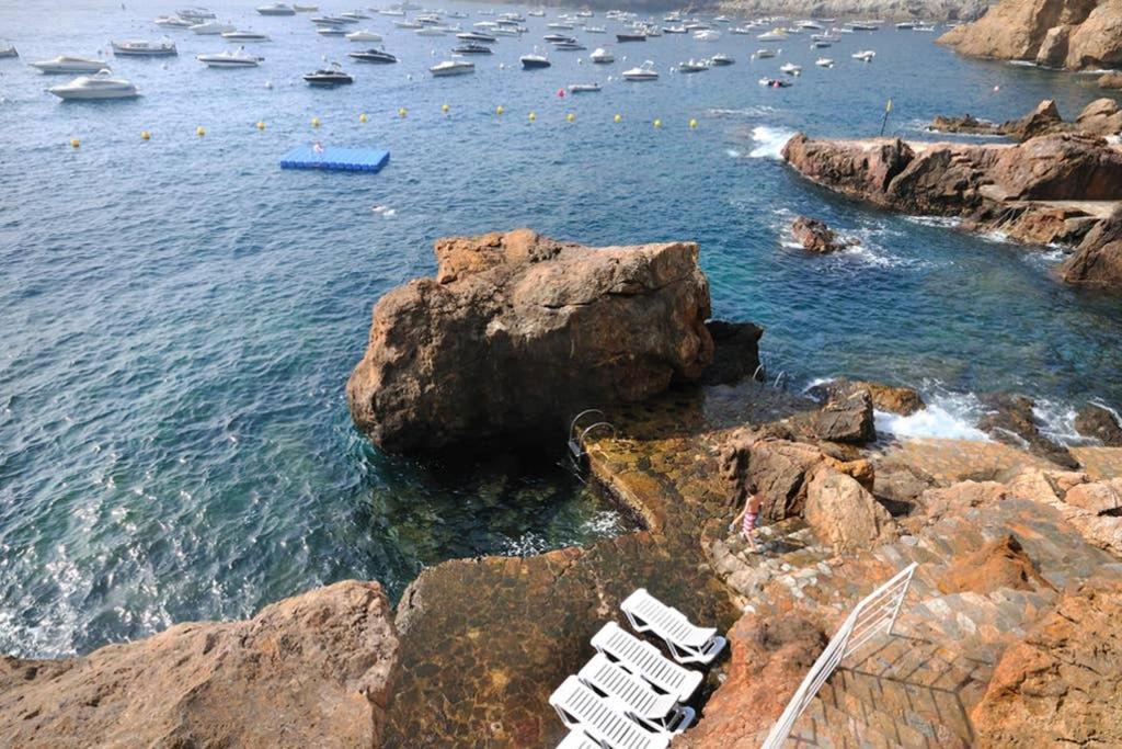 Precioso Apartmento Sobre El Mar, Cap Sa Sal, Begur, Girona Esterno foto